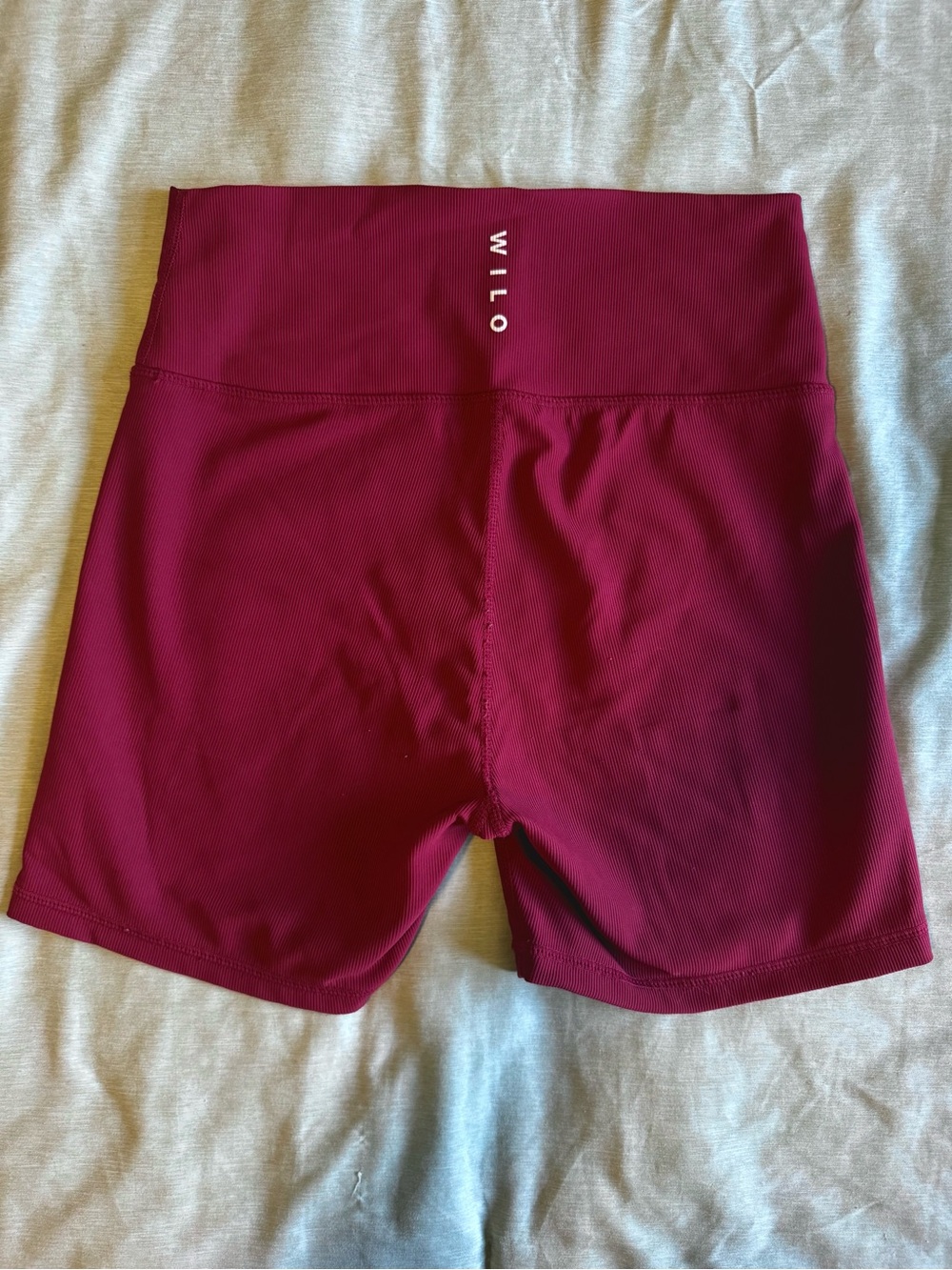 Wilo Women's High-Rise Bike Shorts — Maroon